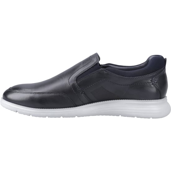 Pod Holden Leder/Textil Herren Navy Turnschuhe - Image 4