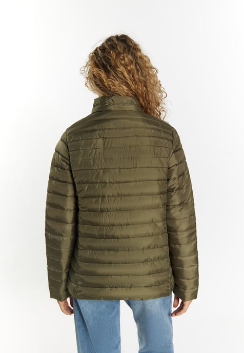 Mymo Leicht wattierte Jacke Damen militärisch oliv - Image 4