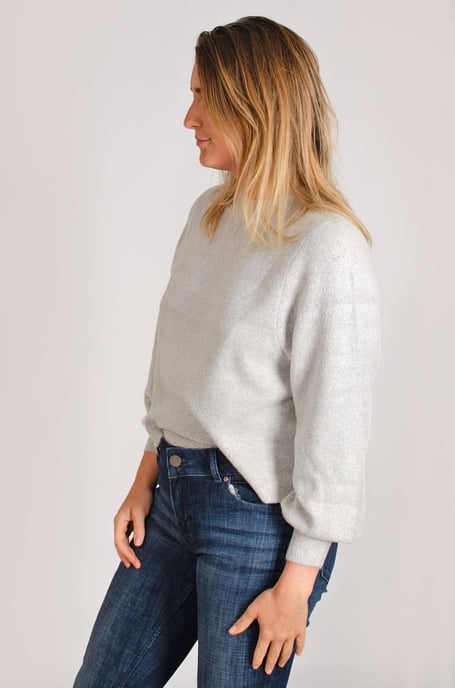 Soft Knit Puff Sleeve Jumper