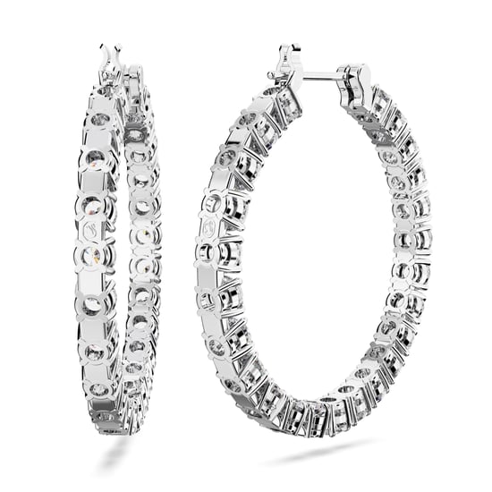 Swarovski 'Matrix' Frauen Ohrhänger aus Basismetall - Silber 5647715 - Image 4