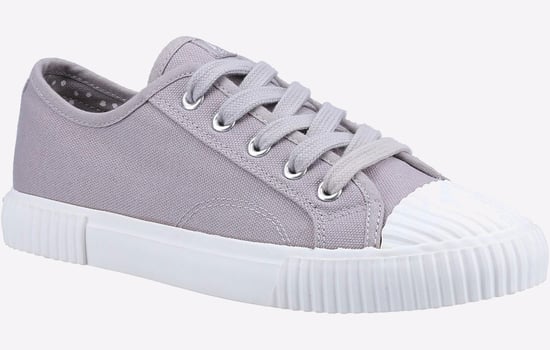 Hush Puppies Brooke Stoff Damen Graue Turnschuhe - Image 2