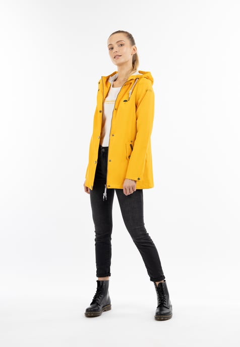 Schmuddelwedda Regenjacke Damen Sonnengelb-271 - Image 2