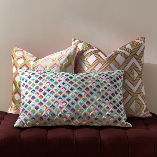 Paoletti Henley Velvet Jacquard Cushion Cover