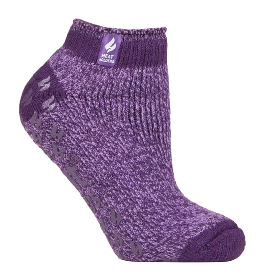 Wärmehalter - Ladies Non Slip Thermal Ankle Slipper Socks with Grips - Image 1