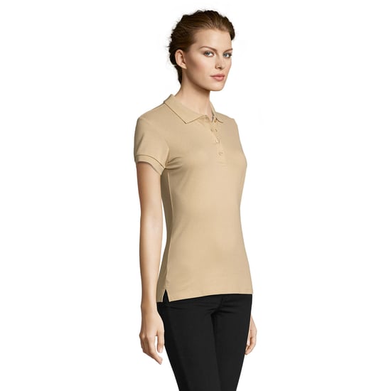 SOLS - PEOPLE Kurzärmeliges Polo-Shirt - Damen (Beige) - Image 6