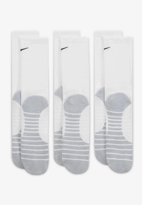 NIKE Unisex Everyday Cushion Crew Trainingssocken 3 Paar in Weiß - Image 3