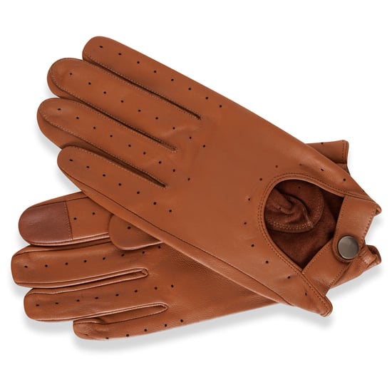 Barneys Originals Tan Leather Driving Gloves