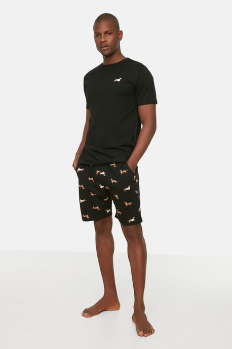Trendyol Hommes Vélo Collier Pyjama Ensemble 2 pieces - Image 5