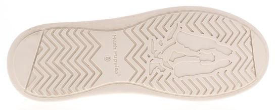 Hush Puppies Camille Leder Damen Weiße Turnschuhe - Image 5