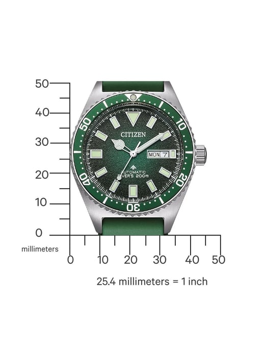 Citizen Promaster Marine Herren Uhr Grün NY0121-09XE - Image 3