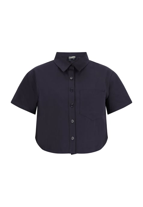 Dreimaster Bluse Damen Dunkelmarine - Image 1