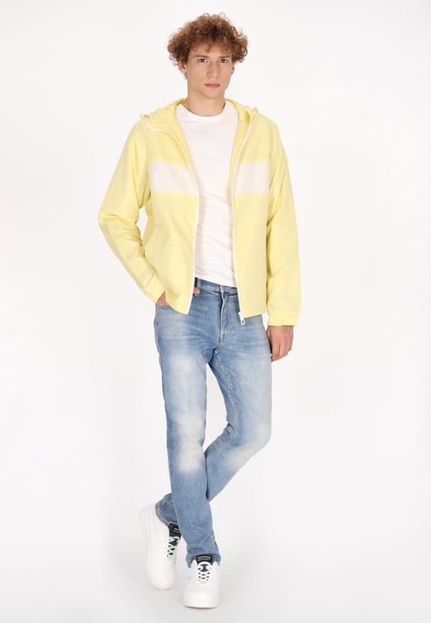 Mo Jacke Herren Hellgelb Weiss - Image 2