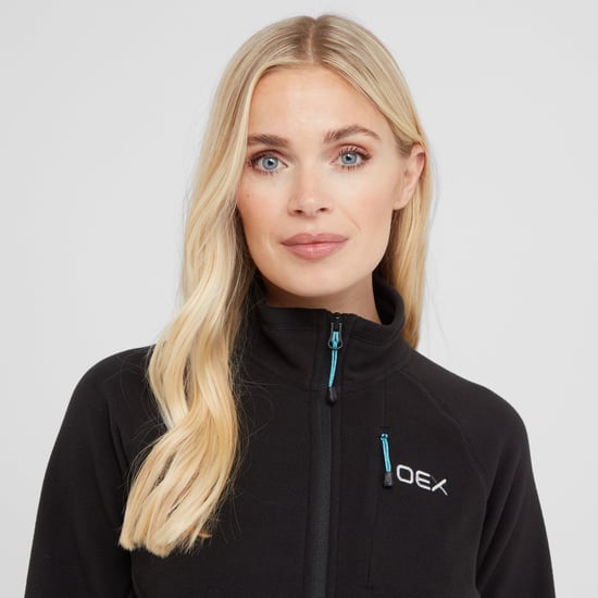 OEX Women's Ardmore Half Zip Fleece with Chest Pocket, Warm & Lightweight Mid-layer