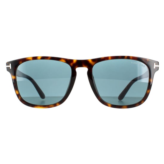 Tom Ford Quadratische Herren Sonnenbrille Dunkles Havanna Blau FT0930 Gerard - Image 1