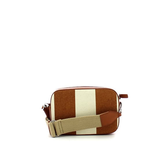 Tebe Crossbody Bag Stripes Canvas Coccinelle TAN/TAN