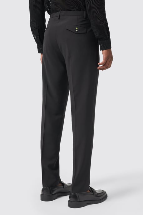 Buscot Slim Fit Black Trousers