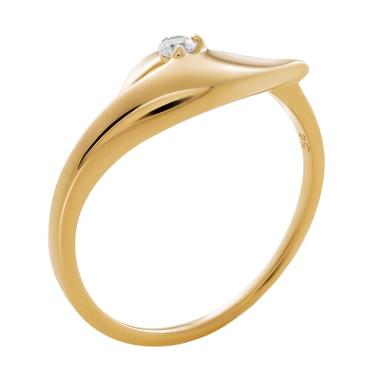 Orphelia 'Milan' Damen-Ring aus 925er Sterlingsilber – Gold ZR-7519/G - Image 5