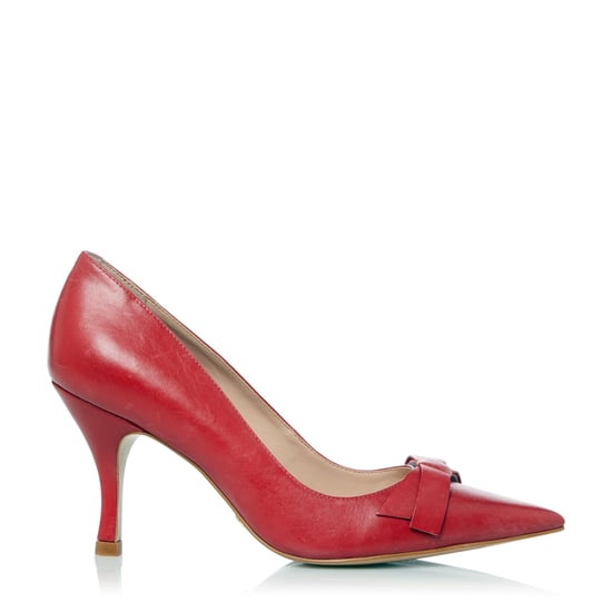 Dune Ladies AVEREY Mid Heel Bow Court Shoes