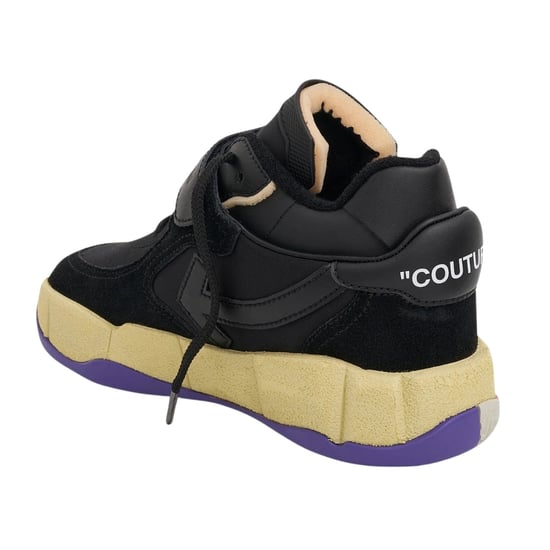 Off-White Low-Top-Sneaker von Puzzle Couture in Schwarz - Image 3