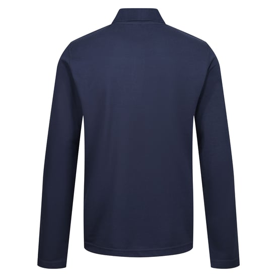 Regatta Mens Pro Long-Sleeved Polo Shirt (Navy)