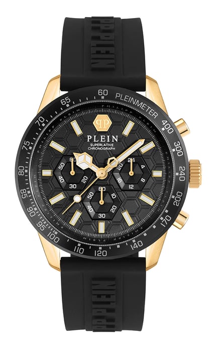 Philipp Plein Pleinmeter Herren Schwarz Uhr PWPYA0224 - Image 1