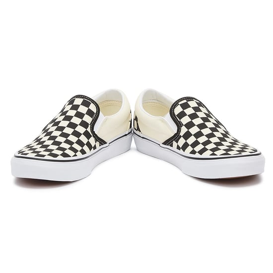 Vans Classic Slip-On Unisex Schwarz Weiß Checkboard Canvas Skate-Trainer - Image 5