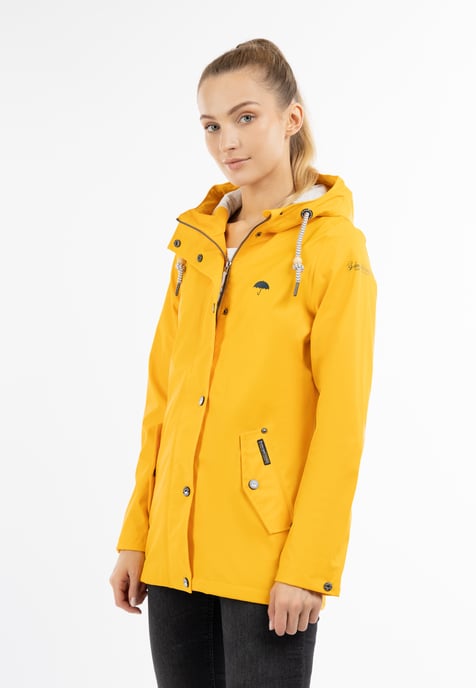 Schmuddelwedda Regenjacke Damen Sonnengelb-271 - Image 3