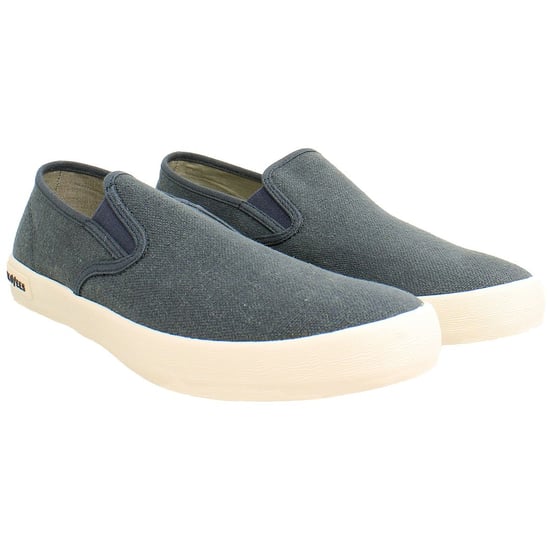 Seavees Baja Standard Herren Dunkelgraue Plimsolls - Image 2