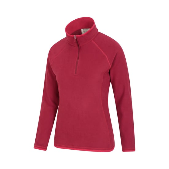 Mountain Warehouse Womens/Ladies Montana Half Zip Fleece Top (Red)