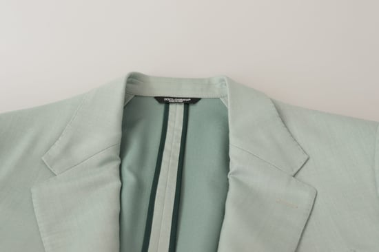 Dolce & Gabbana Grünes Cashmere Herrenblazer Herrenjacke - Image 6
