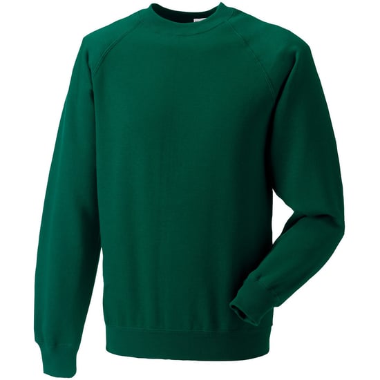 Russell - "Spotshield" Sweatshirt für Herren Raglanärmel (Flaschengrün) - Image 1