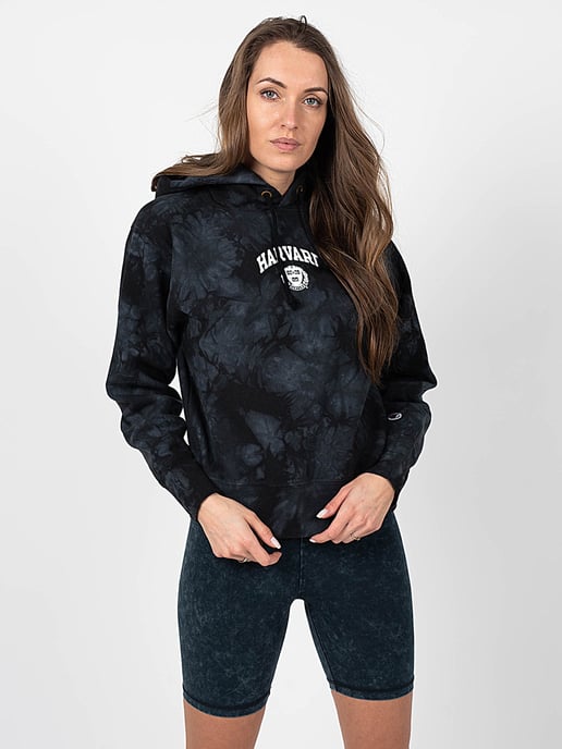 Champion Sweatshirt Tie-Die Woman's Black