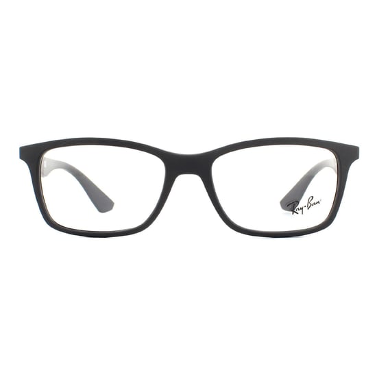 Ray-Ban Grasses RX7047 5196 Mentes noires mat Femmes - Image 1
