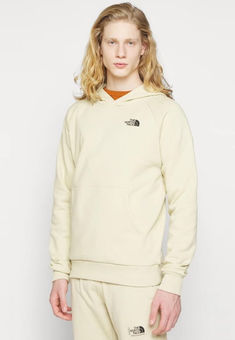 The North Face Mens Reglan Red Box Hoodie in gebleichten Kies - Image 1