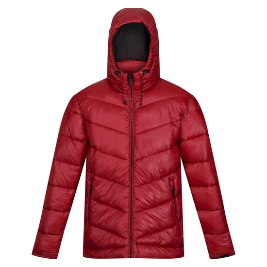 Regatta Mens Toploft II Hooded Padded Jacket (Dark Red)