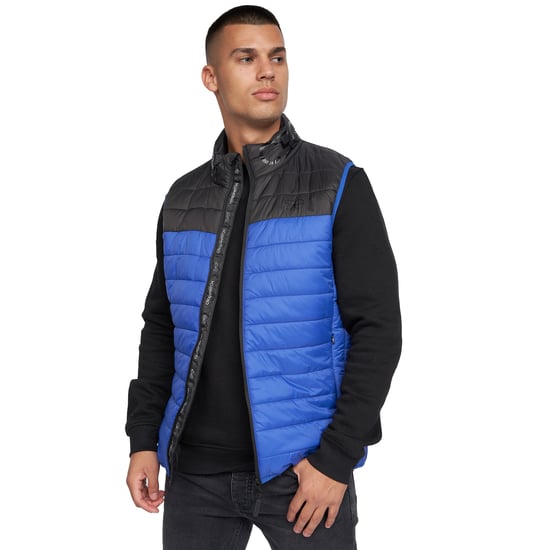 Crosshatch - "Presnell" Weste Hoch geschnitten für Herren (Blau) - Image 3