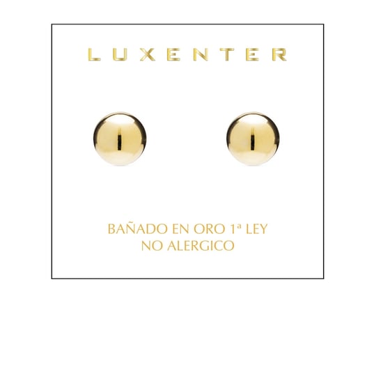 Luxenter Linson Earrings 18 Kts Yellow Gold Finish