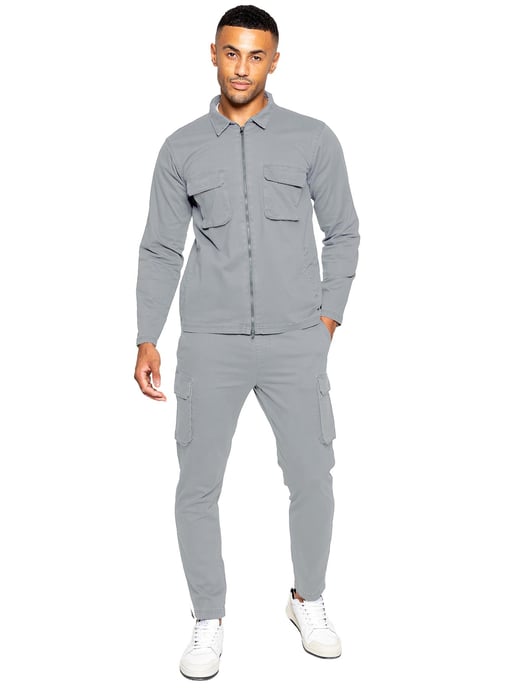 Enzo | Herren Cargo Überhemd Jacke - Image 5