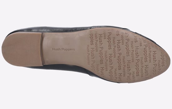 Hush Puppies Marissa Tassel Damen-Schwarze-Lederloafer - Image 4