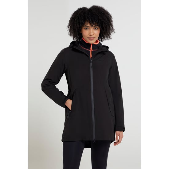 Mountain Warehouse Womens/Ladies Hilltop II Wasserdichte Jacke (Jet Black) - Image 1