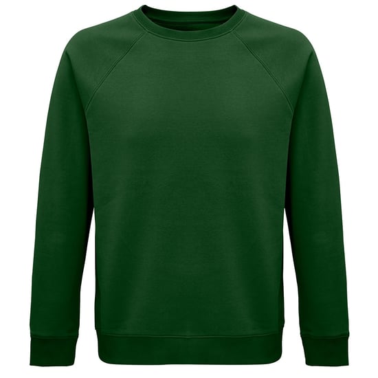 SOLS Unisex Adult Space Organic Raglan Sweatshirt (Flaschengrün) - Image 1