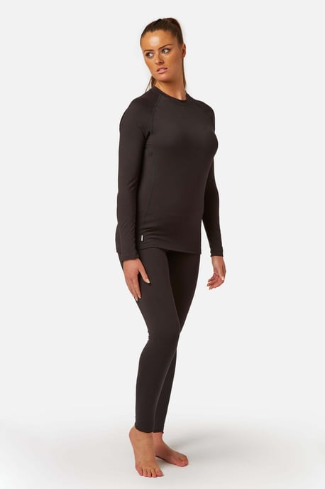 Cozy Crew Neck Baselayer Black