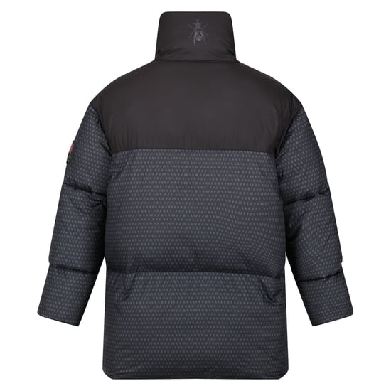 Regatta Mens Christian Lacroix Barbegal Printed Padded Jacket (Black)