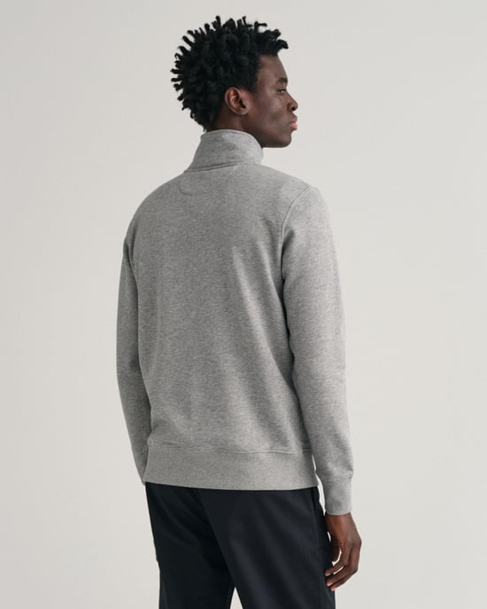 Gant Regular Shield Half Zip Sweat Sweatshirt - Image 2