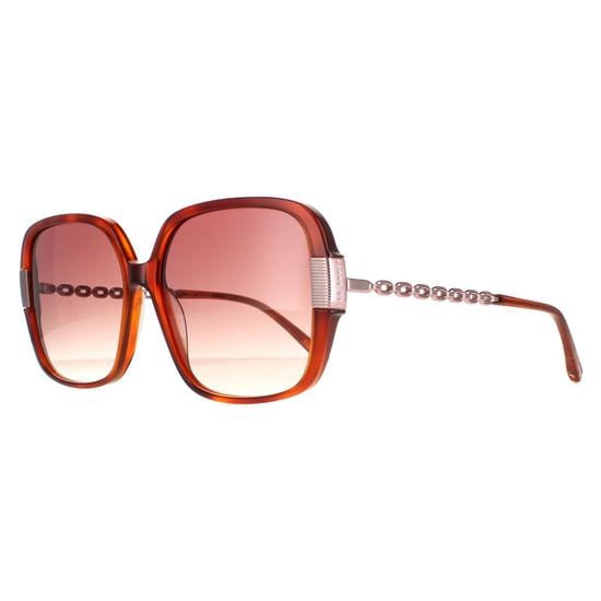Ted Baker Square Womens Tortoise Brown Brown Gradient TB1616 Indi