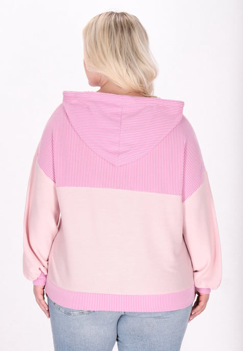 Mymo Sweatshirt in großen Größen Frauen Rosa - Image 4