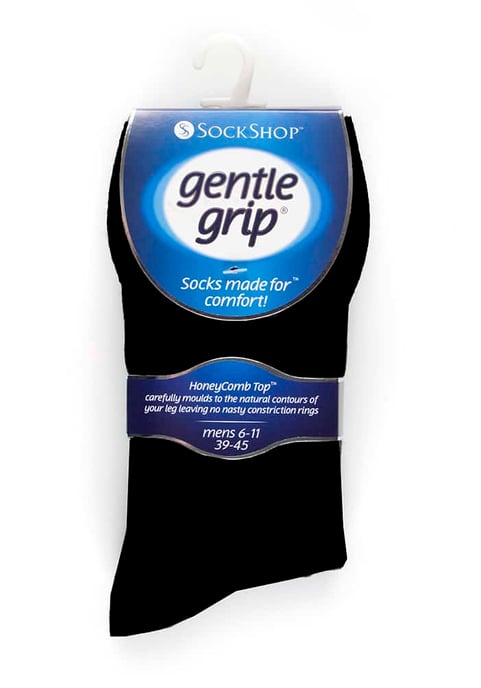 Gentle Grip - Herren Socken Bigfoot Honeycomb Top Cotton Rich 6er Pack - SOMRJ BNG - Image 2