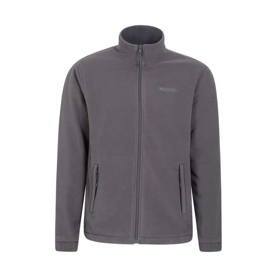 Mountain Warehouse Herren Bernard II Winddichte Fleece Jacke (Grau) - Image 1
