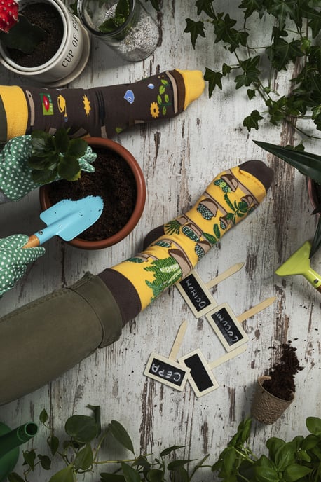 SPOX SOX - Herren & Damen Mismatched Novelty Odd Socks - Gartenarbeit - Image 2