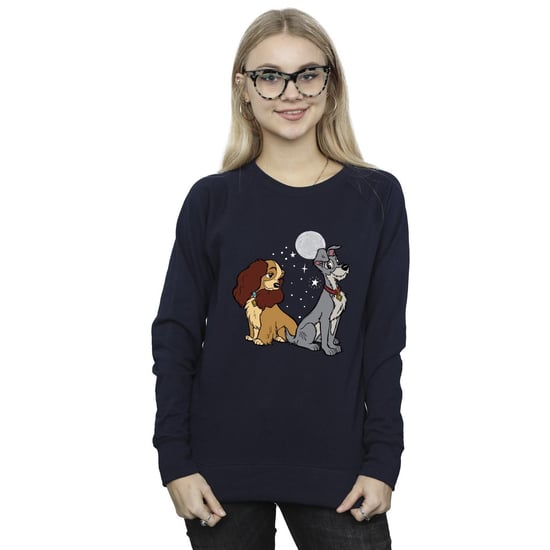 Disney - "Lady And The Tramp" Sweatshirt für Damen (Marineblau) - Image 2